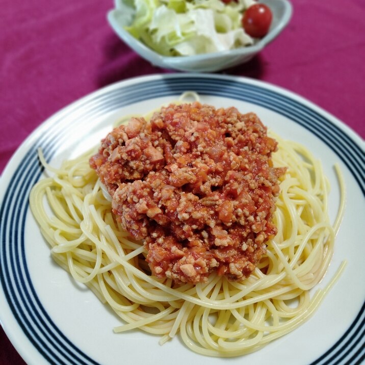 高野豆腐入り肉そぼろで♫簡単ミートソース